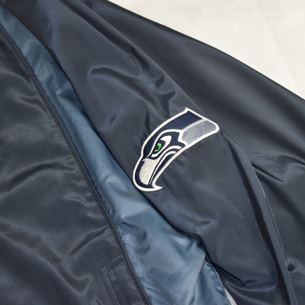 Seattle Seahawks Reebok On Feild Jacket - Picture 3 of 7